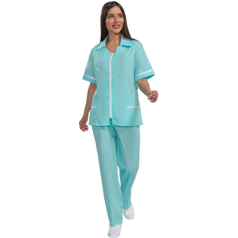 Изображение товара Медицинский женский костюм м09-КБР морской волны, размер 48-50, рост 170-176