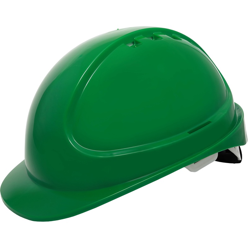 Изображение товара Защитная каска Еланпласт Форвард зеленая с храповым механизмом