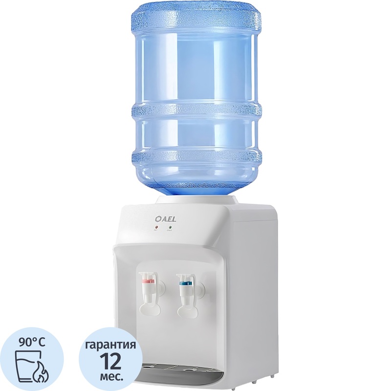 Изображение товара Кулер для воды AEL TK-AEL-111 белый (только нагрев) для дома и офиса