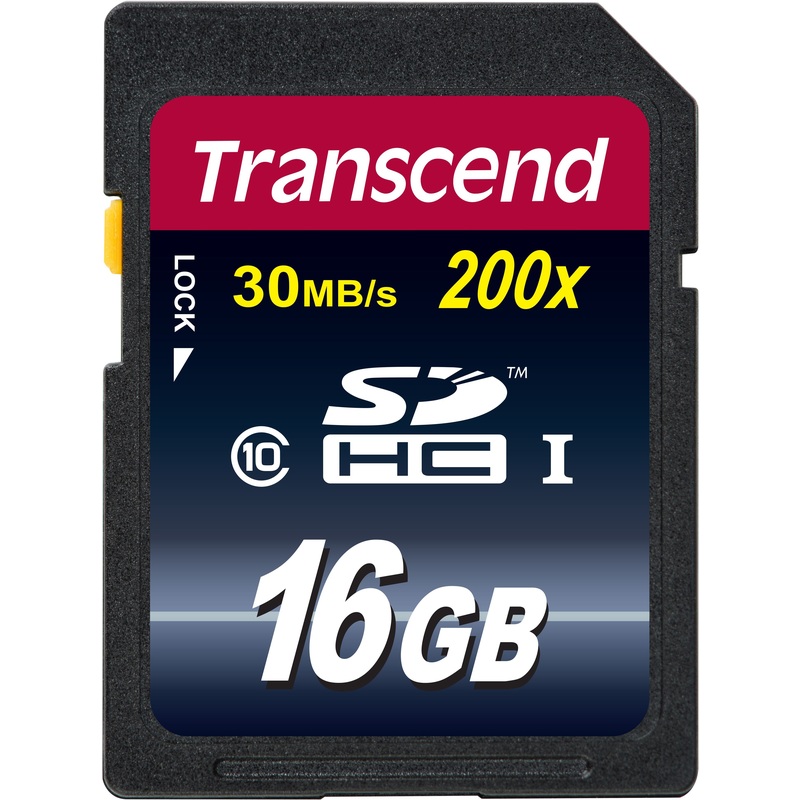 Изображение товара Карта памяти 16 ГБ SDHC Transcend TS16GSDHC10 Class 10 micro SDHC