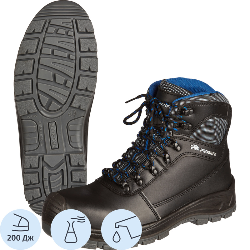 Изображение товара Рабочие ботинки Prosafe 740T из натуральной кожи с композитным подноском черные размер 41