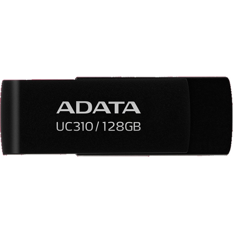 Изображение товара Флешка USB 3.0 128 ГБ Adata UC310 надежное хранение данных черный пластик