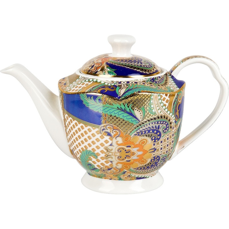 Изображение товара Заварочный фарфоровый чайник Nouvelle Home Saphir 600 мл подарок