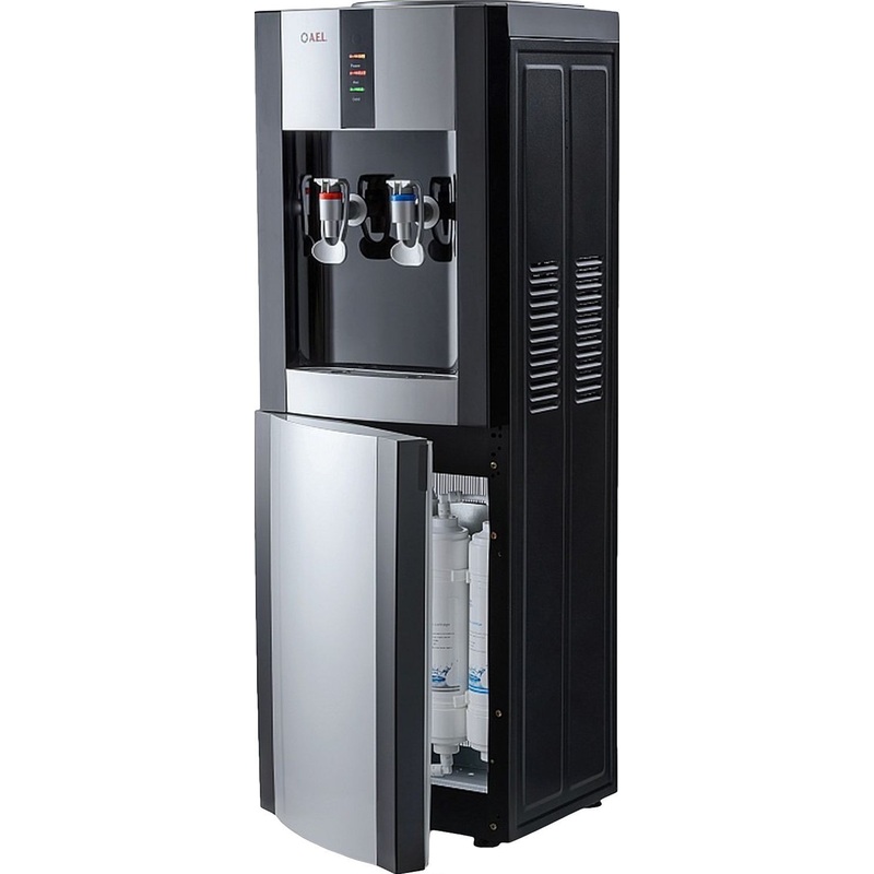 Изображение товара Пурифайер AEL LС-AEL-47s черный напольный с 4 ступенями очистки и компрессорным охлаждением