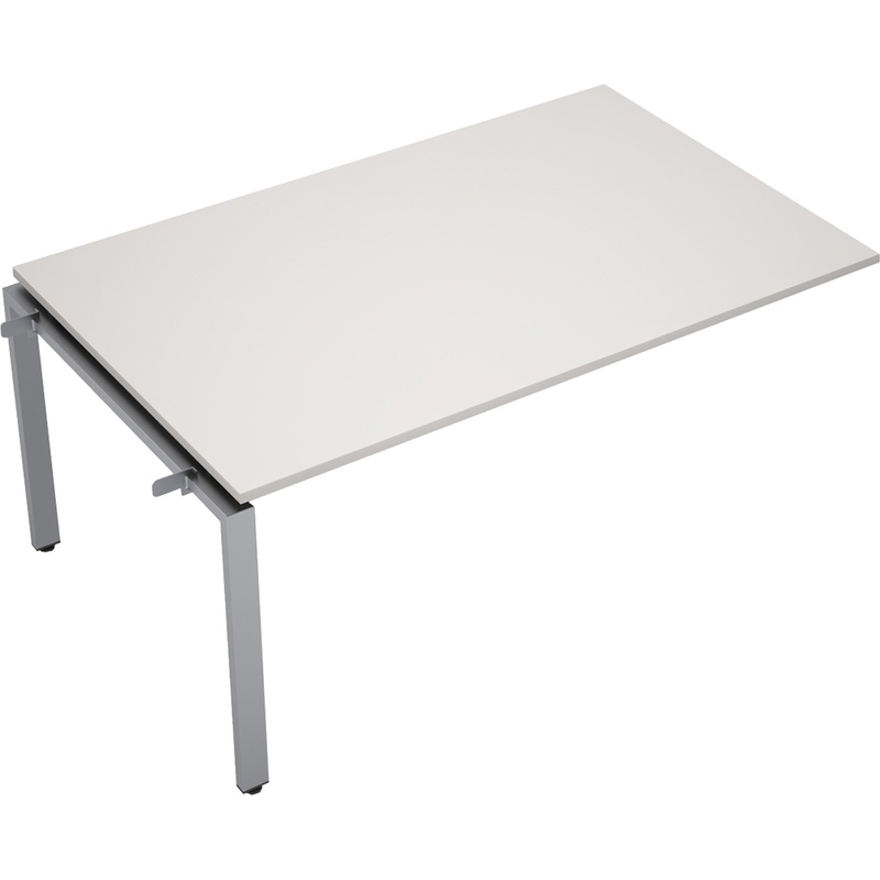 Изображение товара Элемент стола для переговоров Avance 6МПС.601 белый/алюминий матовый 1000х1000х750 мм
