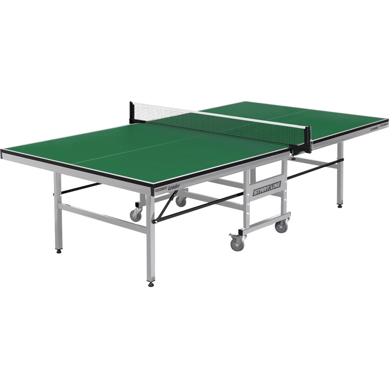 Изображение товара Стол теннисный Start Line Leader green 274x152.5cm усиленная рама