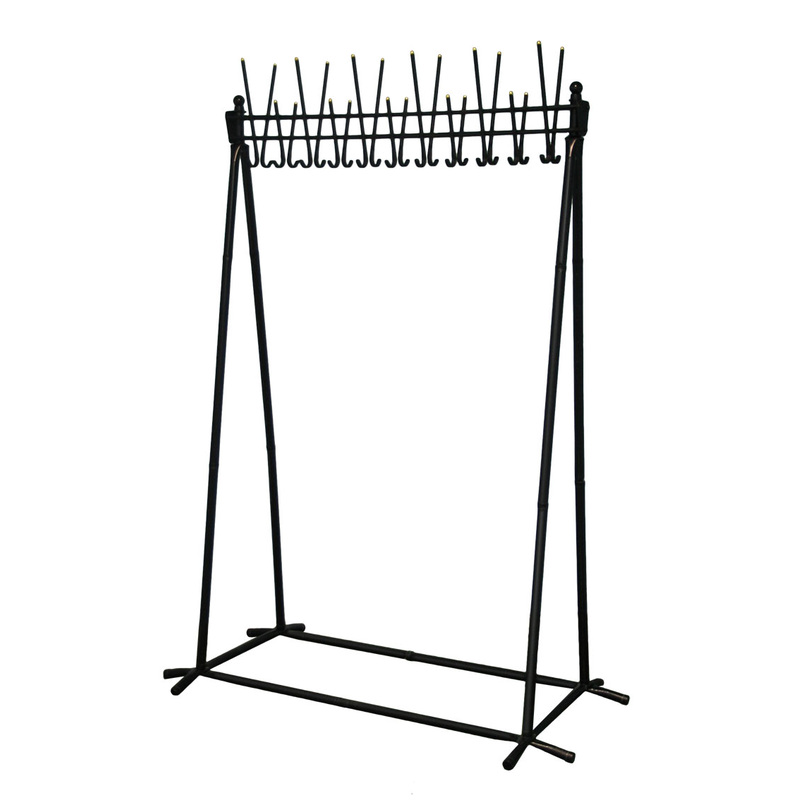 Изображение товара Вешалка гардеробная Комус Мебель Attache А-22 на 22 персоны чёрная