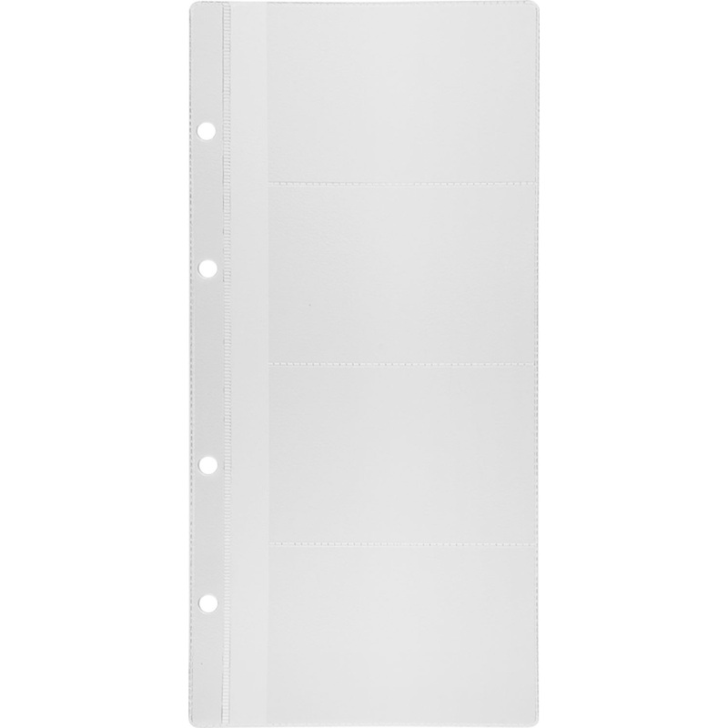 Изображение товара Вкладыш для визитниц Комус на 4 карточки