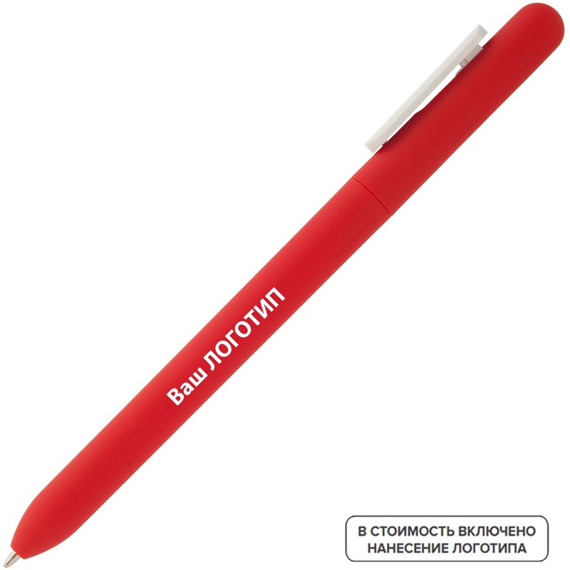 Изображение товара Ручка шариковая автоматическая Swiper ST синяя 1мм красный корпус 200 штук