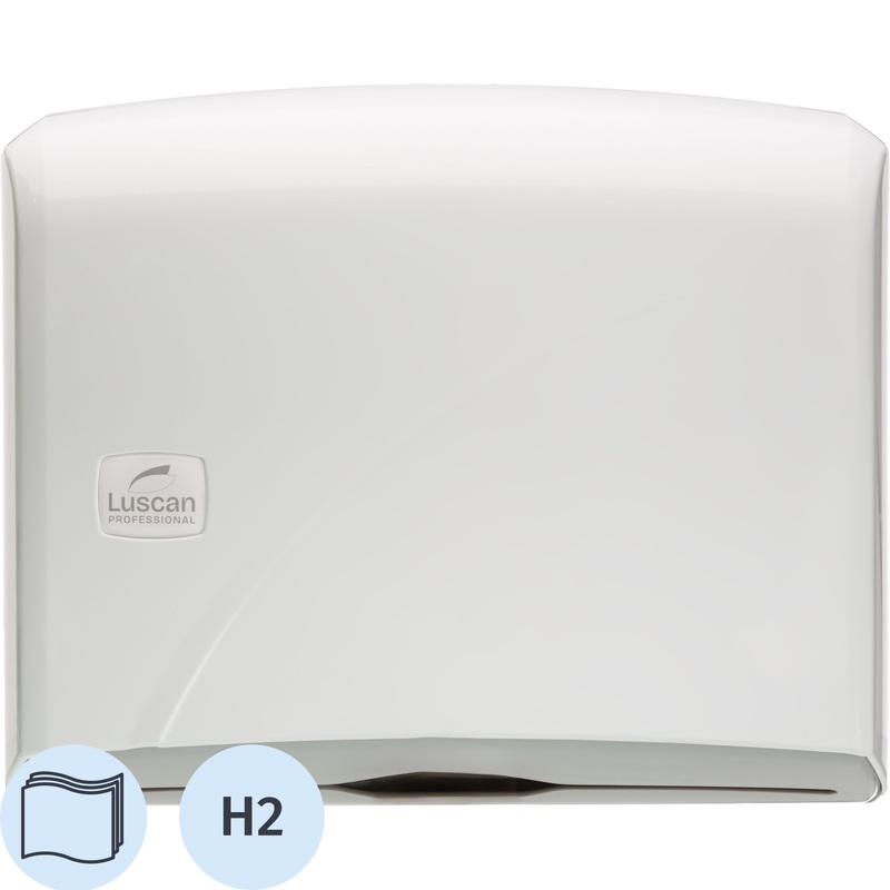 Изображение товара Диспенсер для полотенец листовых Luscan Professional H2 белый