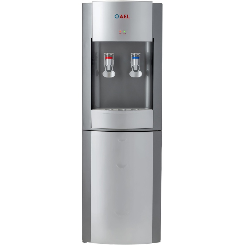 Изображение товара Кулер для воды AEL LD-AEL-28 серый/серебристый с нагревом и охлаждением
