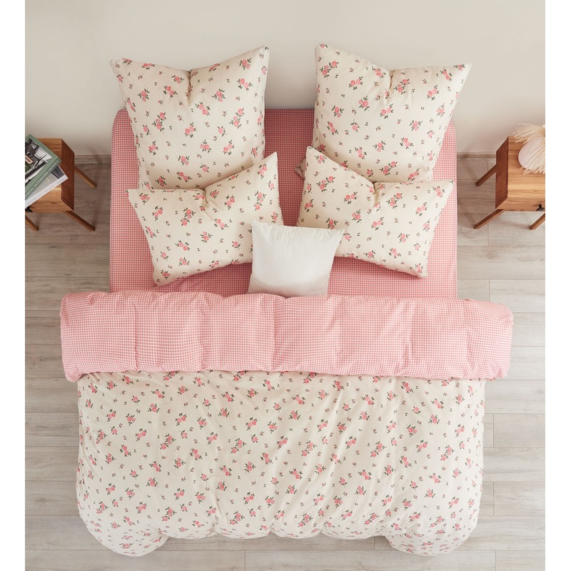 Изображение товара Комплект постельного белья Guten Morgen Розовый вечер семейное из бязи 50x70 см