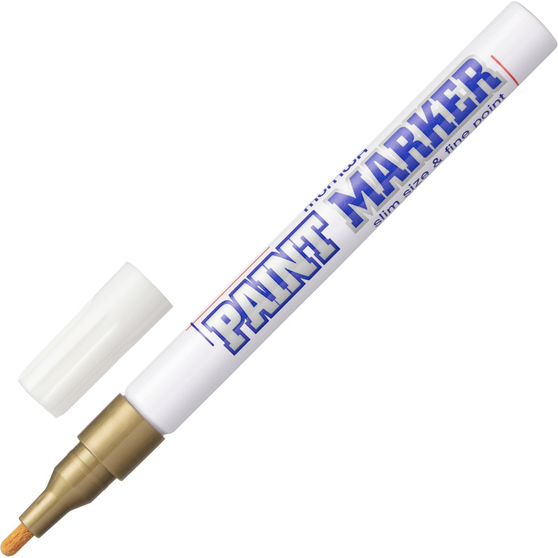 Изображение товара Маркер промышленный лаковый MunHwa SPM-07 золотистый 1-2 мм