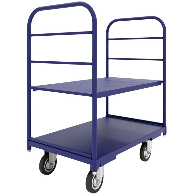 Изображение товара Тележка платформенная Rusklad ТЯ 1 двухярусная (300 кг, 500х800 мм)