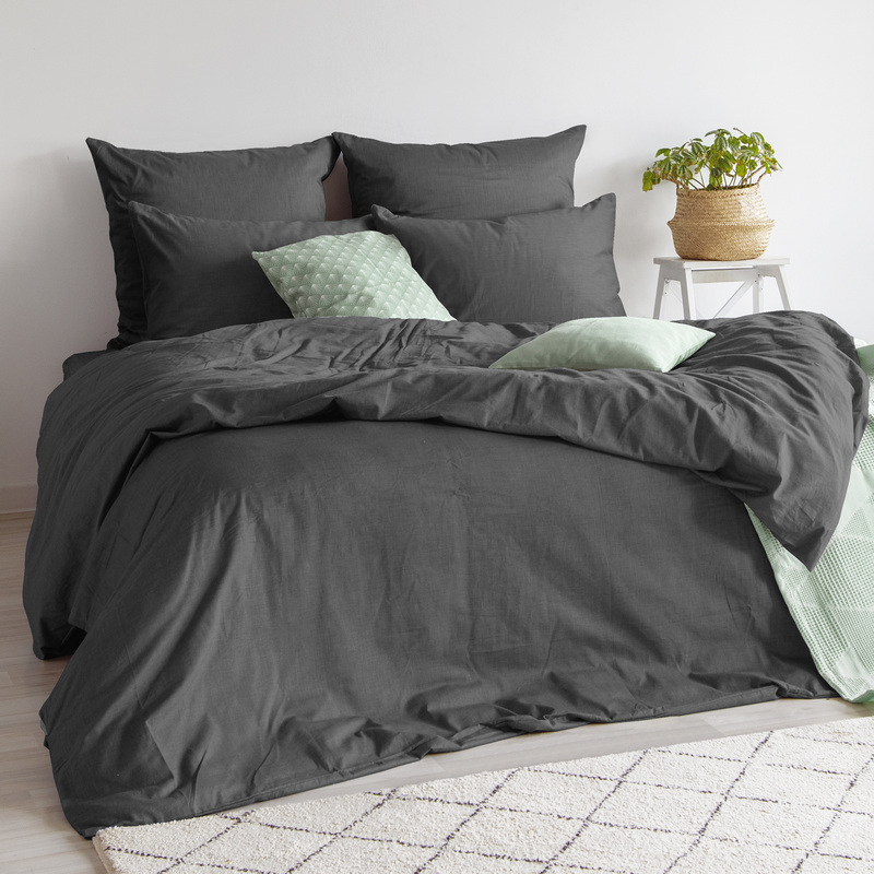 Изображение товара Постельное бельё Verossa Graphite 1.5-спальное сатин с технологией Active Air