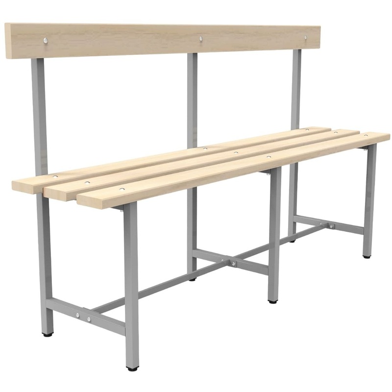 Изображение товара Скамья Титан Мета СТ-5 регулируемая опора натуральный серый 1500х395х860 мм