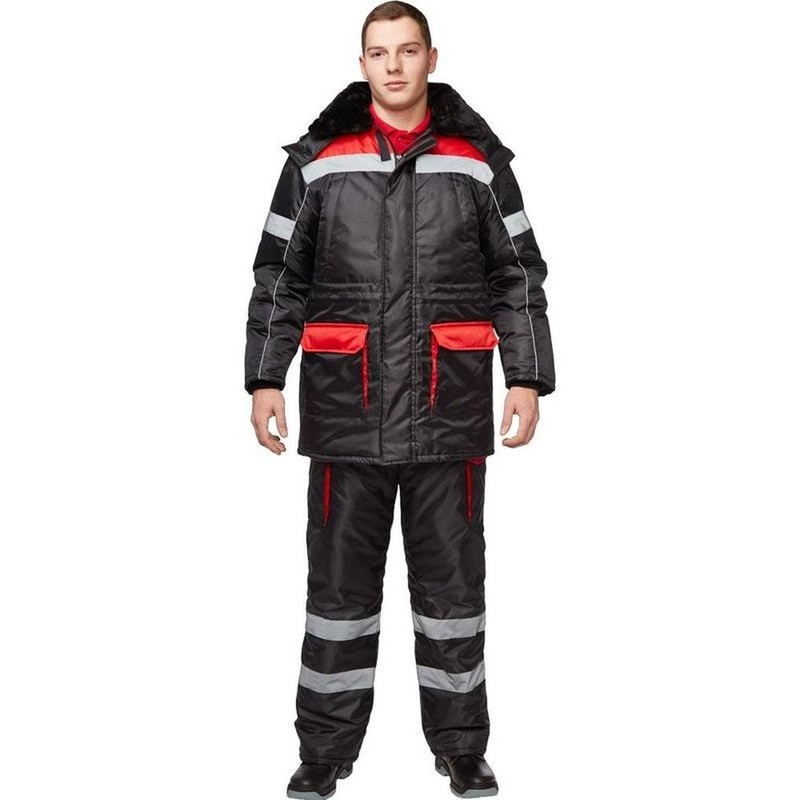 Изображение товара Зимний рабочий костюм мужской з26-КПК с СОП утеплитель до -18° водоотталкивающий