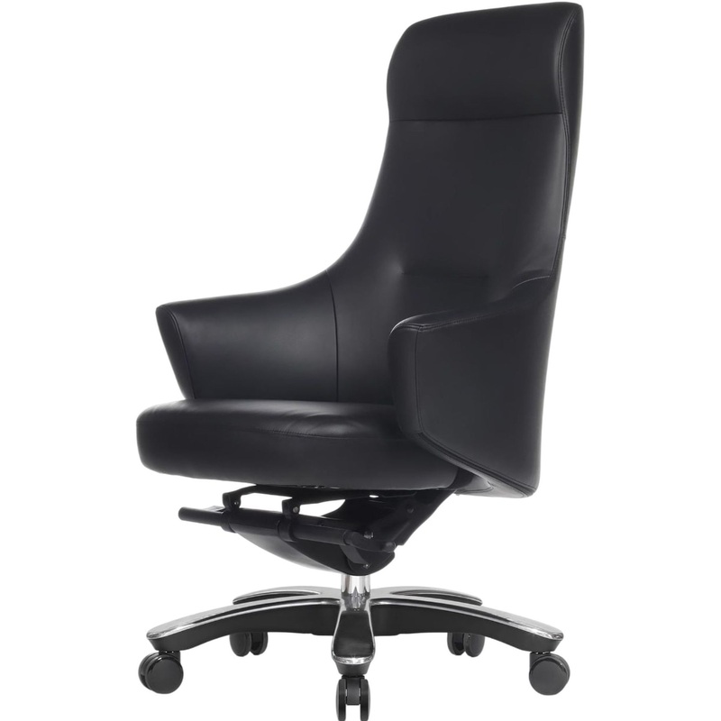 Изображение товара Кресло для руководителя RV Design Jotto черное из натуральной кожи