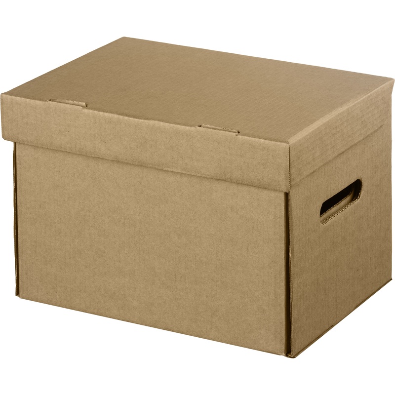 Изображение товара Архивная коробка 325x235x325 мм из гофрокартона Т-23 для документов и вещей