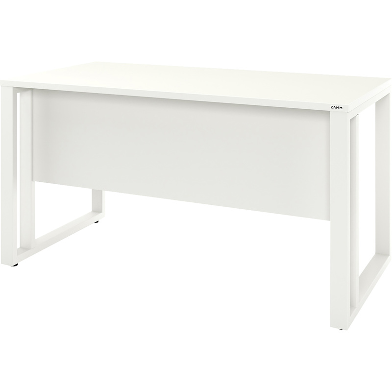 Изображение товара Стол письменный Zamm Статус 10819 белый премиум для руководителя 1400х700х745 мм