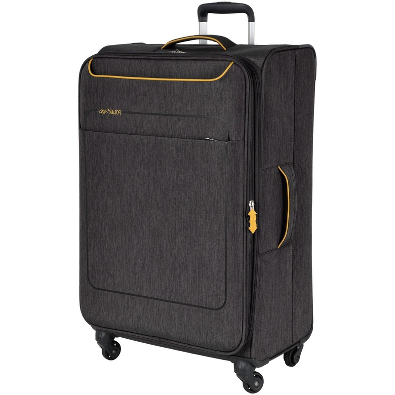 Изображение товара Чемодан Polar размер L 98л из полиэстера серый для путешествий