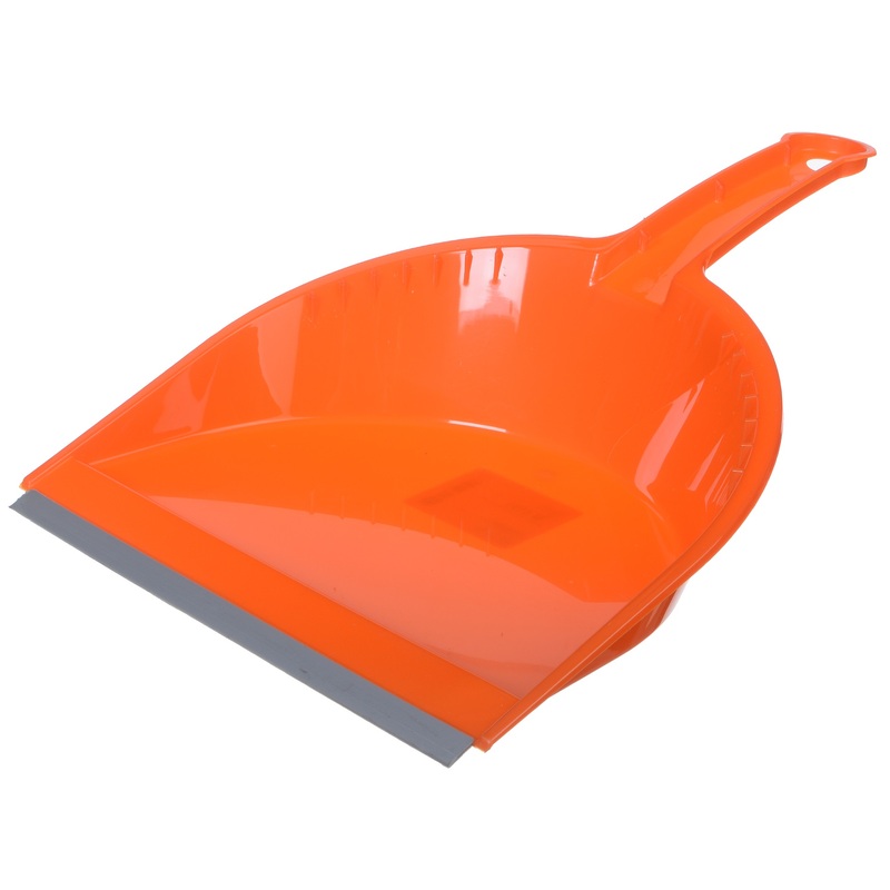 Изображение товара Совок с резиновой кромкой Idea Стандарт пластик (ширина 23.5 см, ручка 12 см)