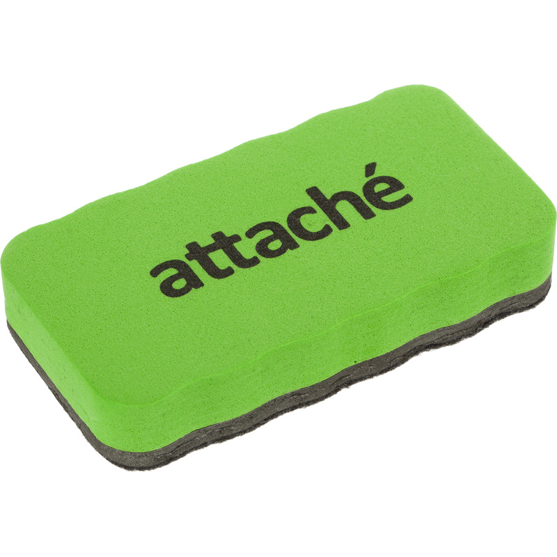 Изображение товара Губка-стиратель для магнитно-маркерных досок Attache Economy магнитная зеленая 105x55 мм