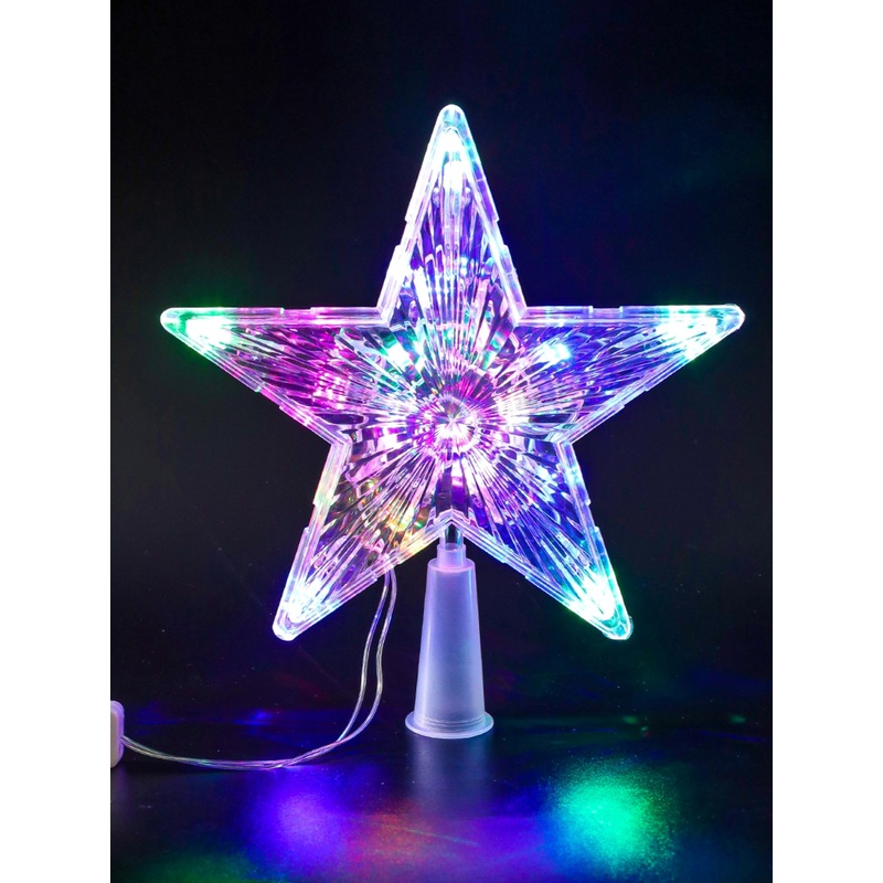 Изображение товара Светодиодная верхушка на ёлку Miland Звезда разноцветная 15 Led
