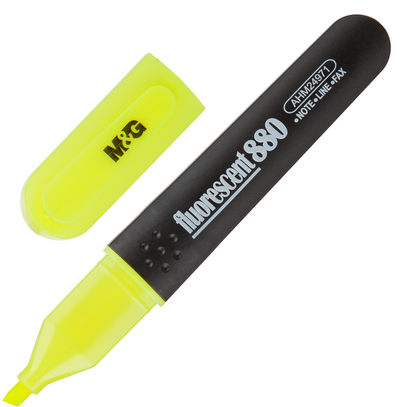 Изображение товара Текстовыделитель M&G желтый (толщина линии 1-3 мм)