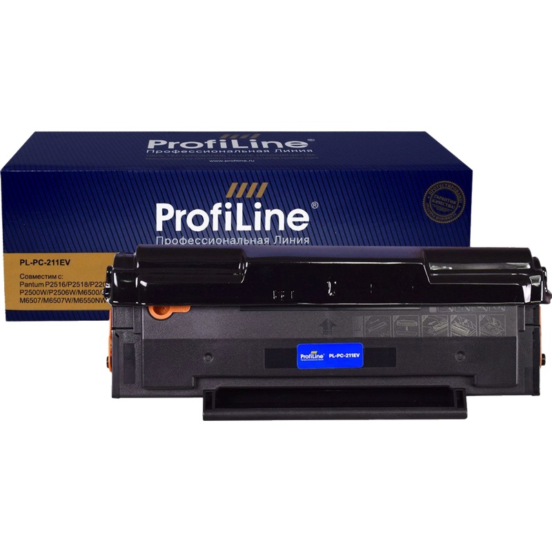Изображение товара Совместимый тонер-картридж Profiline PC-211EV GP-PC-211EV-MPS для Pantum черный
