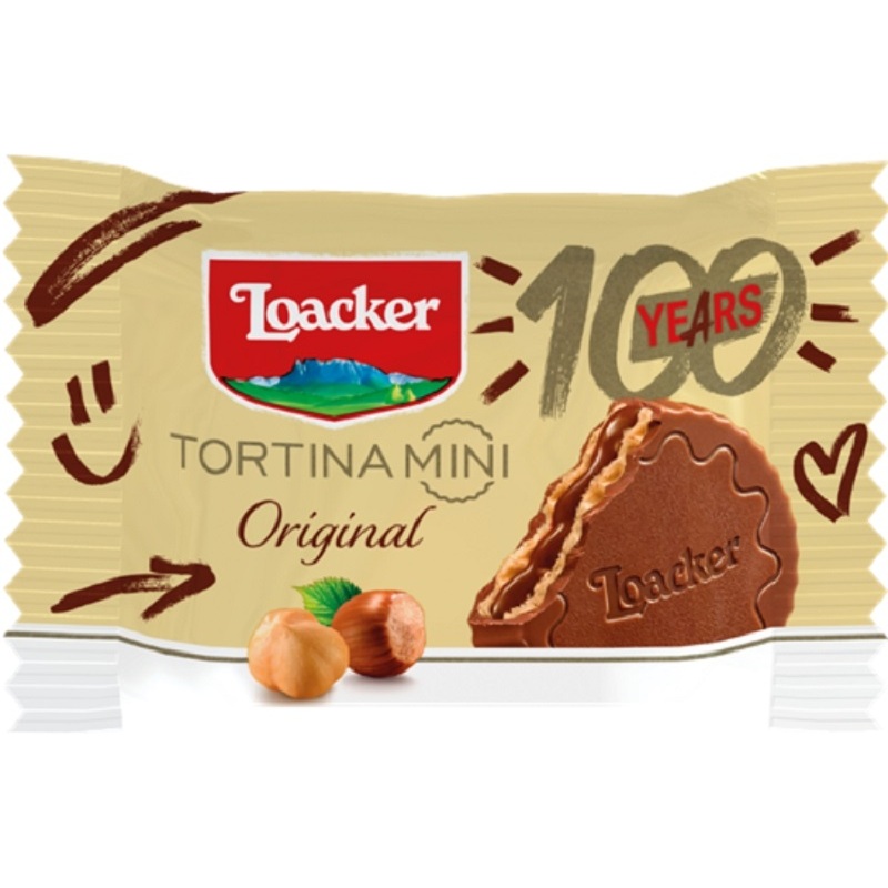 Изображение товара Печенье Loacker Tortina с фундуком, 300 штук по 9 г