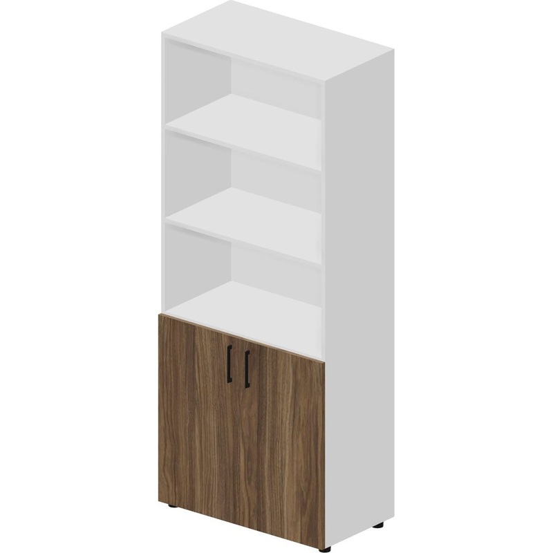 Изображение товара Шкаф для документов Mahia EMHS833BLWN белый орех 800х440х1950 мм