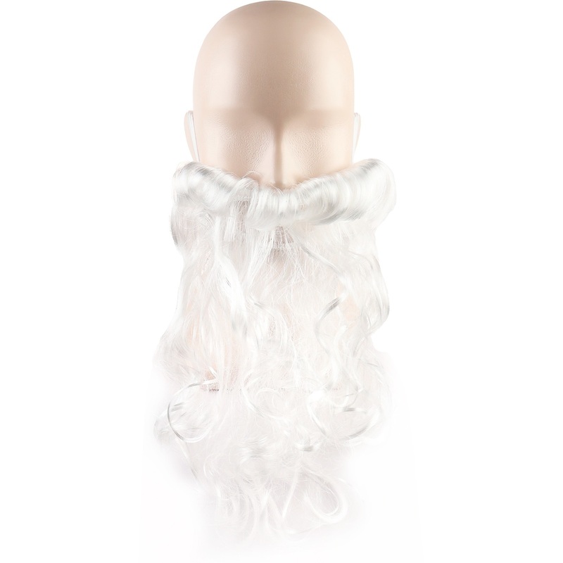 Изображение товара Маскарадное борода Деда Мороза Миленд 16x20 см белая для праздников