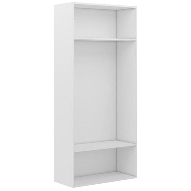 Изображение товара Корпус гардероба EMP 433 белый 900х420х2000 мм двухсекционный