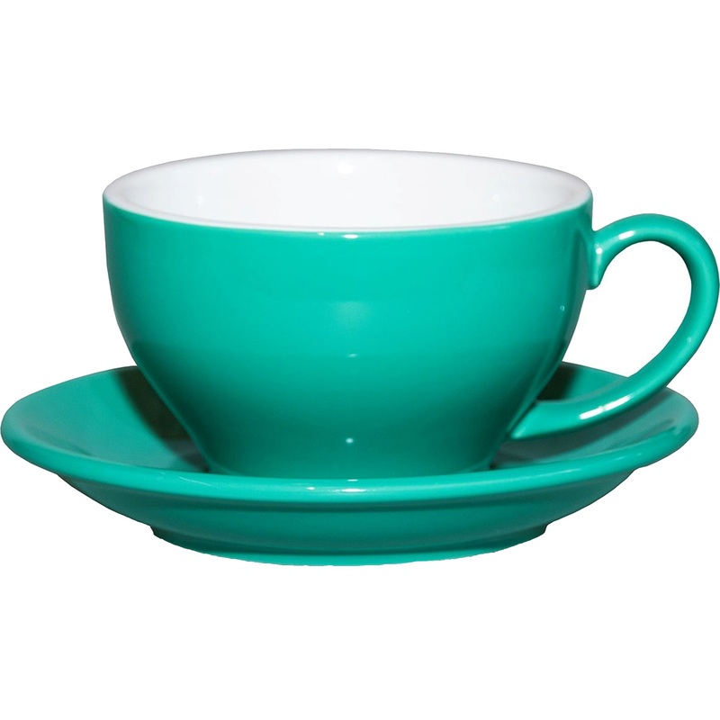 Изображение товара Чайная пара P.L. Proff Cuisine Barista фарфоровая 300 мл (6 штук в упаковке)