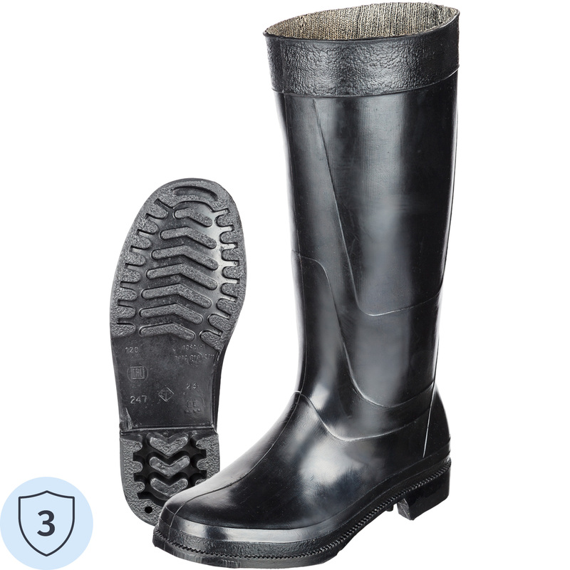 Изображение товара Рабочие мужские резиновые сапоги 2С55-МТЗ черные, размер 44, ГОСТ, ТР ТС
