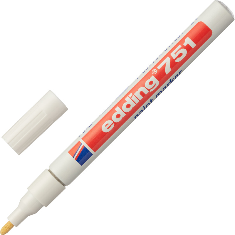 Изображение товара Маркер промышленный лаковый Edding E-751/49 белый 1-2 мм