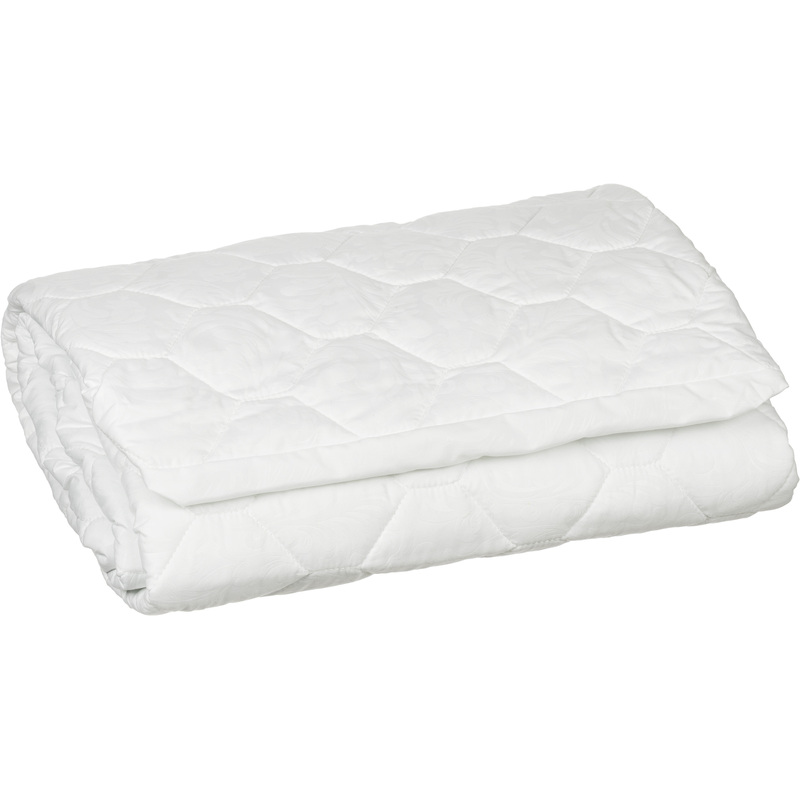 Изображение товара Наматрасник на резинке Luscan 160x200 см микрофибра полиэфирное микроволокно