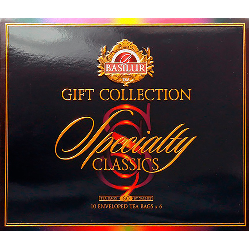 Изображение товара Чай ассорти Basilur Избранная классика 60 пакетиков