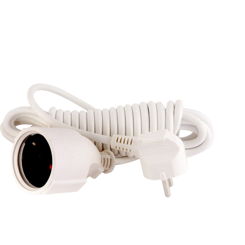 Изображение товара Удлинитель LUX У-161-05 1 розетка 5 м с заземлением надежный и безопасный