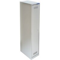 Шкаф для одежды металлический ТТ СТК-891/300 (серый, 300х500х1750 мм)