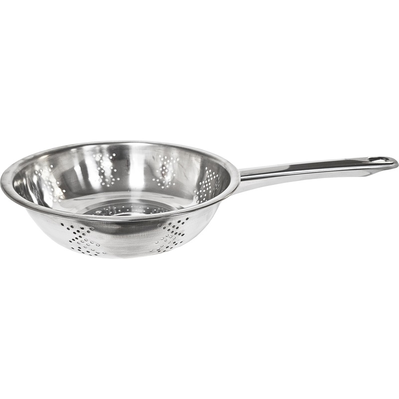 Изображение товара Дуршлаг из нержавеющей стали 24 см ø для кухни и мойки овощей
