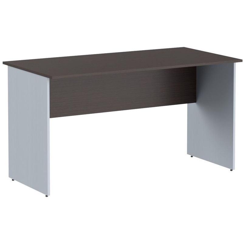 Изображение товара Прямой стол Imago СП-3 венге металлик регулировка высоты 1400х720х755 мм