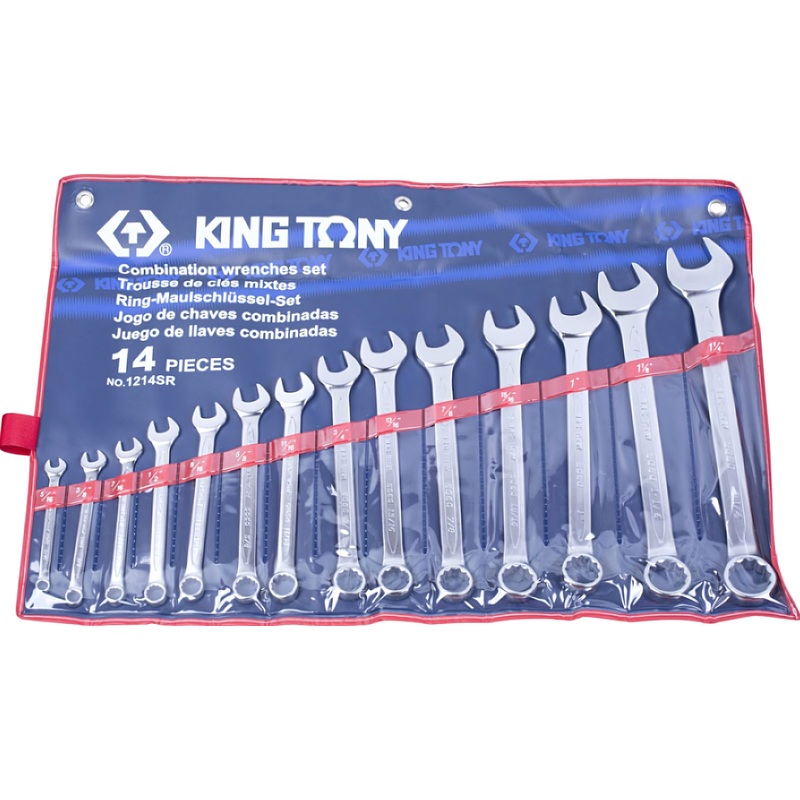 Изображение товара Набор ключей комбинированных King Tony 14 предметов 1214SR