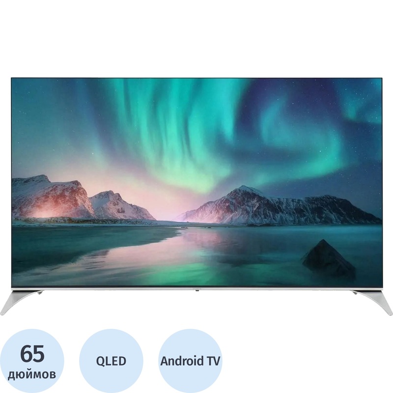 Изображение товара Телевизор 65" Hyundai H-LED65QBU7500 черный с Ultra HD 4K