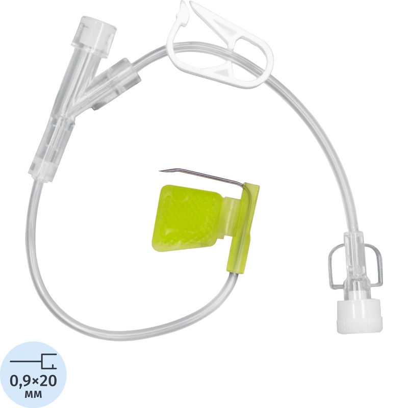 Изображение товара Игла инъекционная Губера 20G 0.9x20 мм, стерилизованная, 10 шт