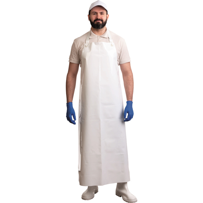 Изображение товара Защитный фартук Ларипол 90x115 см белый термополиуретан