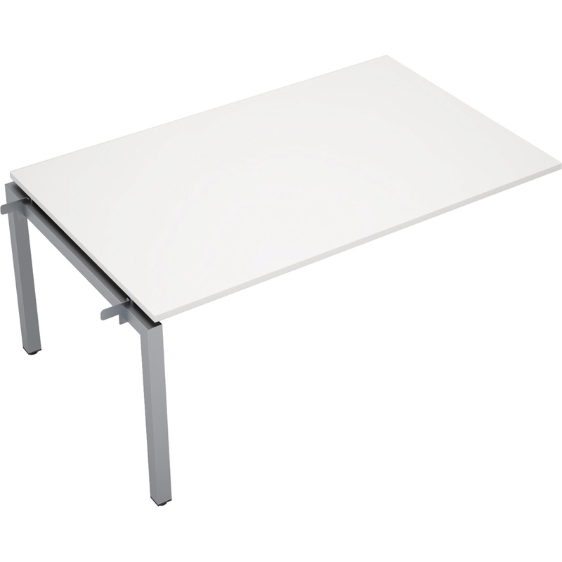 Изображение товара Элемент стола для переговоров Avance 6МПС.504 белый/алюминий матовый 1600х1000х750 мм