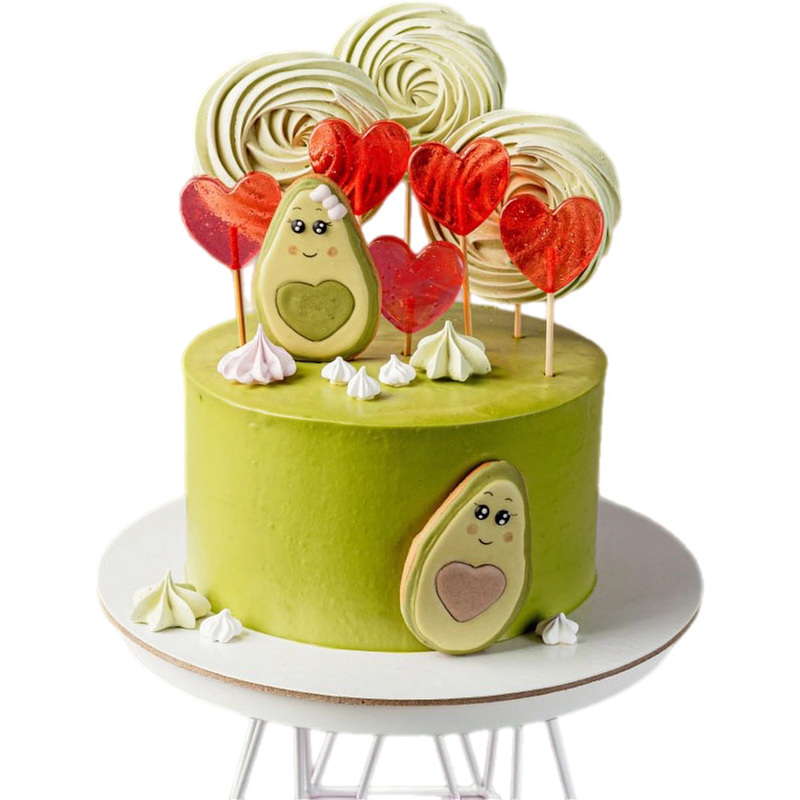 Изображение товара Морковный торт Авокадо 2 кг с натуральным составом и оригинальным декором