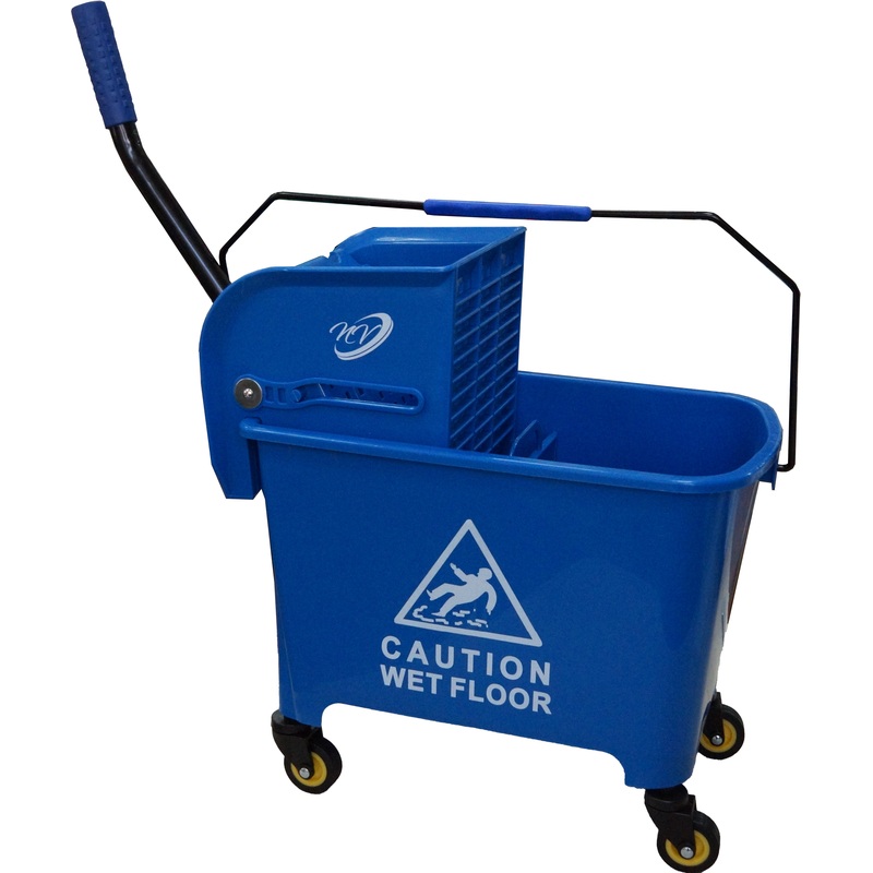 Изображение товара Ведро на колесах NV с отжимом 20 литров для влажной уборки